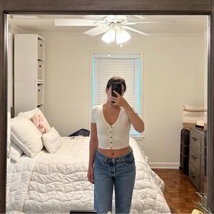 Forever 21 Cream Top